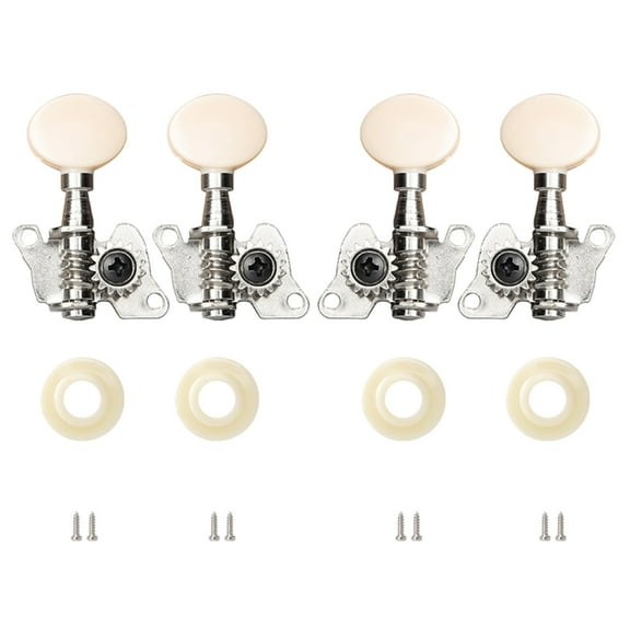 Classical Style Ukulele Tuning Peg 2L   2R Tuners Opened Machine Heads Knobs