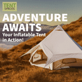 thumbnail image 6 of Tentspaces - Inflatable Tents for Camping | Glamping Tent | Blow Up Tent | Air Tents for Camping Adult | Lightweight | Durable | Quick Assembly | Includes Air Pump Pegs & Ropes | 5 Person (Rene 4400), 6 of 8