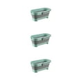 thumbnail image 2 of relayinert Collapsible Mops Bucket Portable Multifunctional Large Capacity Wide Applications Fold Basin For Small+Green 3Set, 2 of 6