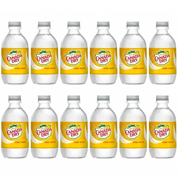 Canada Dry Tonic Water, 12 Pack, 10 fl oz Plastic Bottle