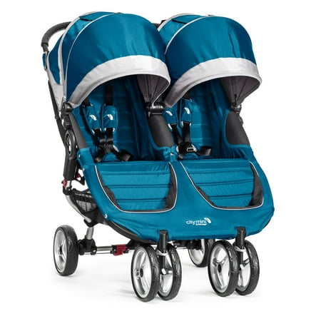 Baby Jogger City Mini Double Stroller - Teal/Gray (Baby Jogger City Mini 4 Wheel Best Price)