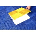 thumbnail image 4 of Interlocking Garage Floor Tiles, 25 Pcs Heavy-Duty Plastic Flooring Mats, 15.6"x15.6" Non-Slip Drainage Shop Flooring, Premium Garage Floor Covering for Workshop, Shed & Outdoor (Blue), 4 of 8