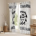 thumbnail image 3 of Homewish Happy Camping Curtains Pack of 2 (42x84 Each) for Teens Boys Girls,Lodge Cabin Curtains Blackout,Adventure Theme Bedroom Curtains,Microfiber Bedroom Decor, 3 of 6