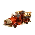 thumbnail image 1 of Miangastore Camion de Pompiers en Fer Forgé Rouge 1 Paquet 6,5 Po, 1 of 8