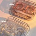 thumbnail image 2 of lote De 3 Tuis Lentilles De Contact (couleur Alatoire) Ensemble De Voyage Pour Lentilles De Contact Hyginiques Portables Avec Miroir Convient Pour, 2 of 5