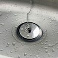 thumbnail image 5 of Tapón para lavabo de baño, metal/PVC, plata/negro, 5 of 5