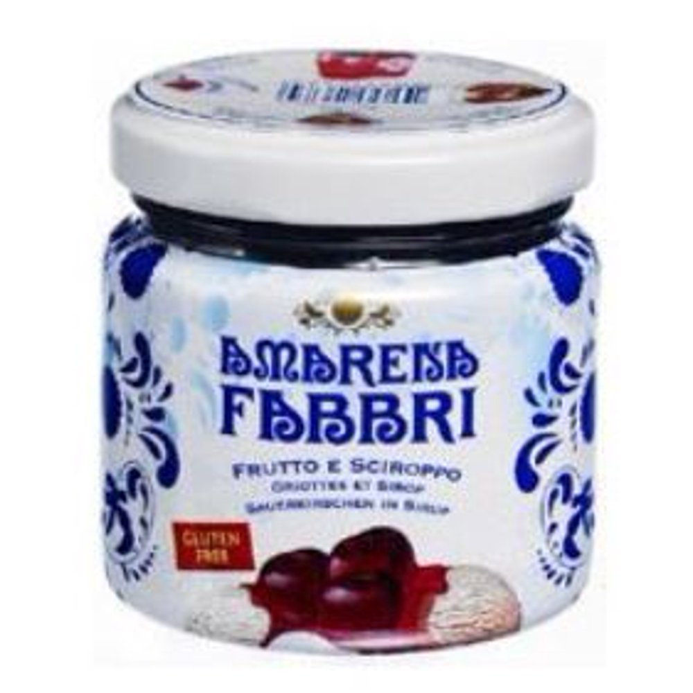 Fabbri Amarena Wild Cherries in Heavy Syrup, 4.23 oz