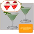 thumbnail image 2 of Copas de Martini 10 piezas Cóctel Desechable Copa de Vino Espesar ABS, 2 of 6