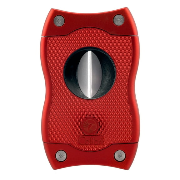 Sv-Cut Two-in-One Cigar Cutter, Red