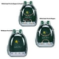 thumbnail image 2 of Panoramic Bird Carrier Backpack, Breathable Travel Cage with Perch for Cockatiels, Conures & Parakeets, 2 of 9