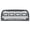 Charcoal Gray with Amber LED Lights, variant on Ikon Motorsports Grille - Fits 15-17 Ford F150 Raptor Style Front Bumper Grille Hood Mesh Replacement ABS