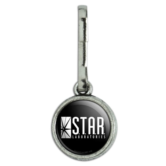 The Flash TV Series STAR Labs Logo Antiqued Charm Clothes Purse Suitcase Backpack Zipper Pull Aid