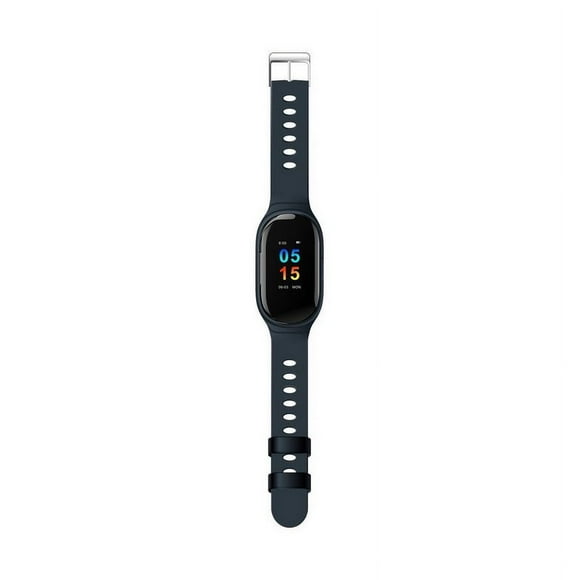 Smart Watch Bracelet & Wireless Bluetooth Headset 2-in-1 Sports Smart Bracelet Invisible Magnetic Charging Earbuds English blue