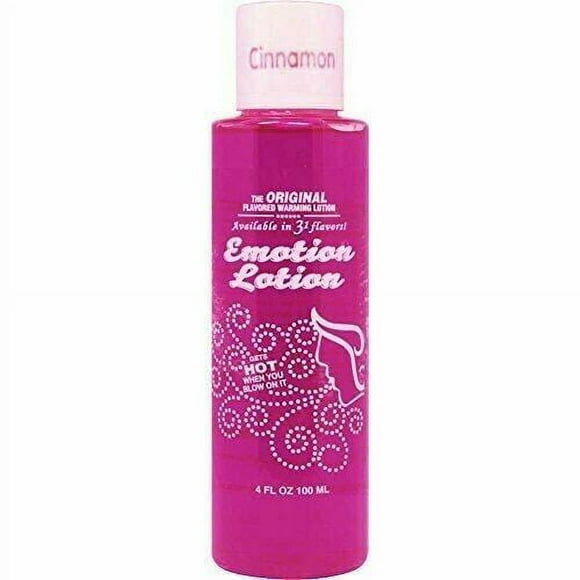 Emotion Lotion Flavored Warming Massage Oil, Cinnamon 4 oz