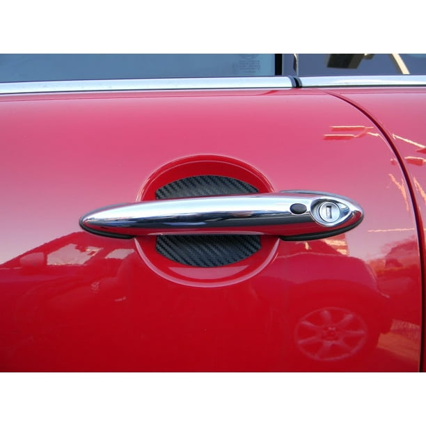 Carbon Fiber Auto Accessory Car Door Handle Scratch Guards Protectors