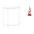 thumbnail image 1 of Mesa Auxiliar De Acrílico Para Espacios Pequeños Con Estatua Abstracta De Fuego, Figura De Llama De Resina, Escultura Moderna, Artesanía Para La Decoración Del Hogar Y La Sala De Estar., 1 of 8