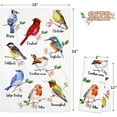 thumbnail image 2 of Birds Kitchen Towels Set of 4 Cardinal Hummingbird Bluejay Absorbent Hand Towels Tea Towels, 2 of 4