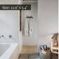 thumbnail image 6 of Aesthetic Bathroom Towel Rack for Wall Mount, Space Saving and Easy to Install Towel Holder Hooks - The Perfect Addition to Your Bathroom Decor, 6 of 7