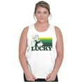 thumbnail image 4 of Popeye The Sailor Man Lucky St Paddys Tank Top T Shirts Men Women Brisco Brands S, 4 of 5