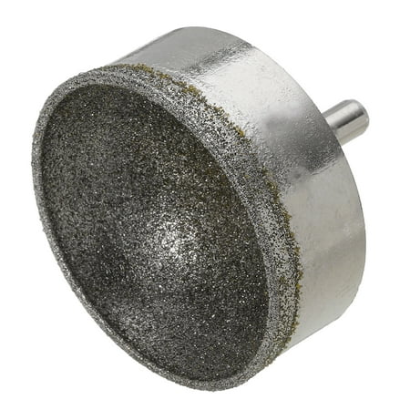 

Uxcell 50mm 600 Grits Diamond Mounted Point Spherical Concave Head Bead Grinding Bit