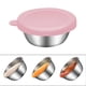 thumbnail image 1 of Recipiente para Ensaladas de Viaje BLESIY Recipientes Pequeños de Acero Inoxidable con Tapas D Rosado envases de aderezo de salsa, 1 of 5