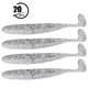 thumbnail image 2 of Señuelos Blandos De Pesca ANGGREK 20PCS 7.5cm Cola De Paleta Swimbait T Tail Grub Worm Baits, 2 of 8