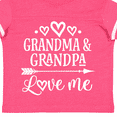 thumbnail image 4 of Inktastic Grandma Grandpa Love Me Grandchild Boys or Girls Toddler T-Shirt, 4 of 5