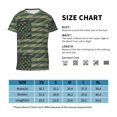 thumbnail image 4 of Honeii Jungle Green Camo USA Flag Print Youth Short Sleeve T-Shirt,Boys Athletic Shirt,Quick Dry Short Sleeve Performance Moisture Wicking T Shirt, 4 of 6