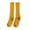 Yellow, variant on Gymayou 4 Pairs Long Fuzzy Socks Thick Skin-friendly Coral Fleece Socks Stretch Home Sleeping Winter Socks