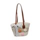 thumbnail image 3 of Bolso tote para mujer, bolso de hombro bohemio, bolso de playa para vacaciones, para ir al trabajo o para desplazarse. Beige, 3 of 9