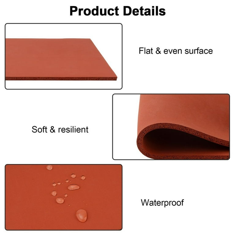 Silicone Pad Flat Heat Press Replacement Heat Resistant Silicone Mat 15 x  15 Inches