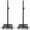 Black, variant on Professional PA Speaker Stand Pair - Adjustable Height 31 to 54 Inches, Heavy Duty Steel Tripod with 35mm Insert, Holds Up to 132 Lbs for DJ, Studio, Live Sound Speaker Mount