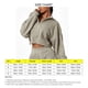 thumbnail image 4 of Mujer sudadera manga larga stand collar Loose Sporting casual transpirable zip blusa para al aire libre Lino gris S, 4 of 5