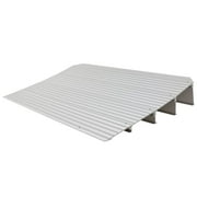 Silver Spring 4-1/4in High Aluminum Mobility Threshold Ramp for Wheelchairs, Scooters, and Power Chairs