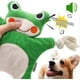 thumbnail image 3 of Stuffless Dog Toys for Puppy, Crinkle Squeaky Dog Chew Toys Squirrel Plush Dog Toy with Rope Knots for Small Dogs (Squirrel), 3 of 3