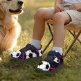 thumbnail image 4 of Uourmeti Soccer Shoes for Boys Size 12.5 Little Kid Cool Non-slip Athletic Shoes Breathable Lightweight Knitted Mesh Running Shoes Kids School Sneakers with Hook and Loops, 4 of 7