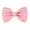Pink, variant on 3 Inch Glitter/Synthetic Leather Bow/Hair Clips in 12 Colors for Girls