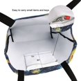 thumbnail image 6 of FORMRS Womens Canvas Tote Bag with Zipper Inner Pocket Shoulder Handbag, Starry Pizza, 6 of 7