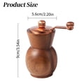 thumbnail image 3 of Manual Pepper Grinder Hand Crank Pepper Mill Adjustable Coarseness Ceramic Core Portable Hand Operated Grinder for Kitchen Cooking Bbq Camping Home Use Electric Blender Mixer,Food Mixer,Smoothie Blen, 3 of 9
