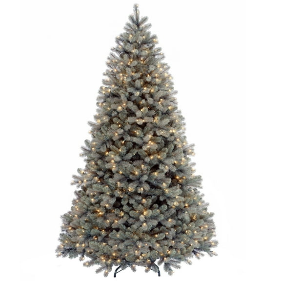 National Tree Company 7 ft. Downswept Douglas® Blue Fir Tree with Clear Lights