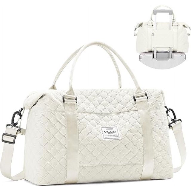 Bolsas de fin de semana para mujer con neceser, bolsa de viaje con bolsillos impermeables y funda para carrito de bebé, bolsa de viaje para pasar la noche, bolsa deportiva_sai