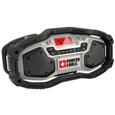 - PORTER CABLE 20-Volt Max Lithium-Ion Jobsite Radio (Bare Tool / Battery Sold Seperately), PCC771B