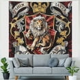 thumbnail image 4 of Orinice  Woven Tapestry Throw Blanket, Gryffindor Shield Painting, 4 of 6