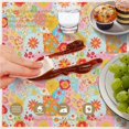 thumbnail image 6 of Pioneer Flower Floral Print Pattern Round Tablecloth 60 X 60 Inch, Wrinkle Resistant Wipeable Table Cloth for Kitchen Dining Picnic Patio Party, 6 of 6