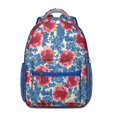 thumbnail image 1 of Aesthetic Floral Design School Backpack - Waterproof Durable Bookbag for Teens, 1 of 6