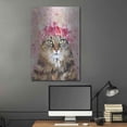 thumbnail image 5 of Luxe Metal Art 'Flower Crown Tabby Cat 5' by Furbaby Affiliates, Metal Wall Art, 24"x36", 5 of 9