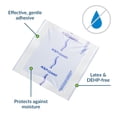 thumbnail image 5 of Hoja TIDI AquaGuard - 7 x 7 - Hoja de protección para ducha - Barrera de humedad autoadhesiva - Fabricada sin látex - Cubierta para heridas para ducharse - 7 hojas por paquete - Suministros médicos pa, 5 of 5