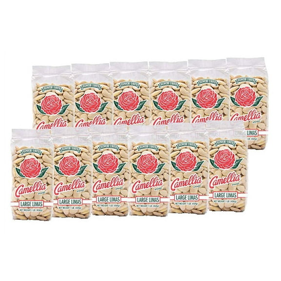 Camellia Brand Dry Large Lima Beans 1lb 12 Pack