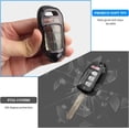 thumbnail image 4 of Key Fob Cover Compatible with Honda Accord Civic CR-V Crosstour HR-V LX 2013-2022 Keychain Case Holder Protector,Black, 4 of 7
