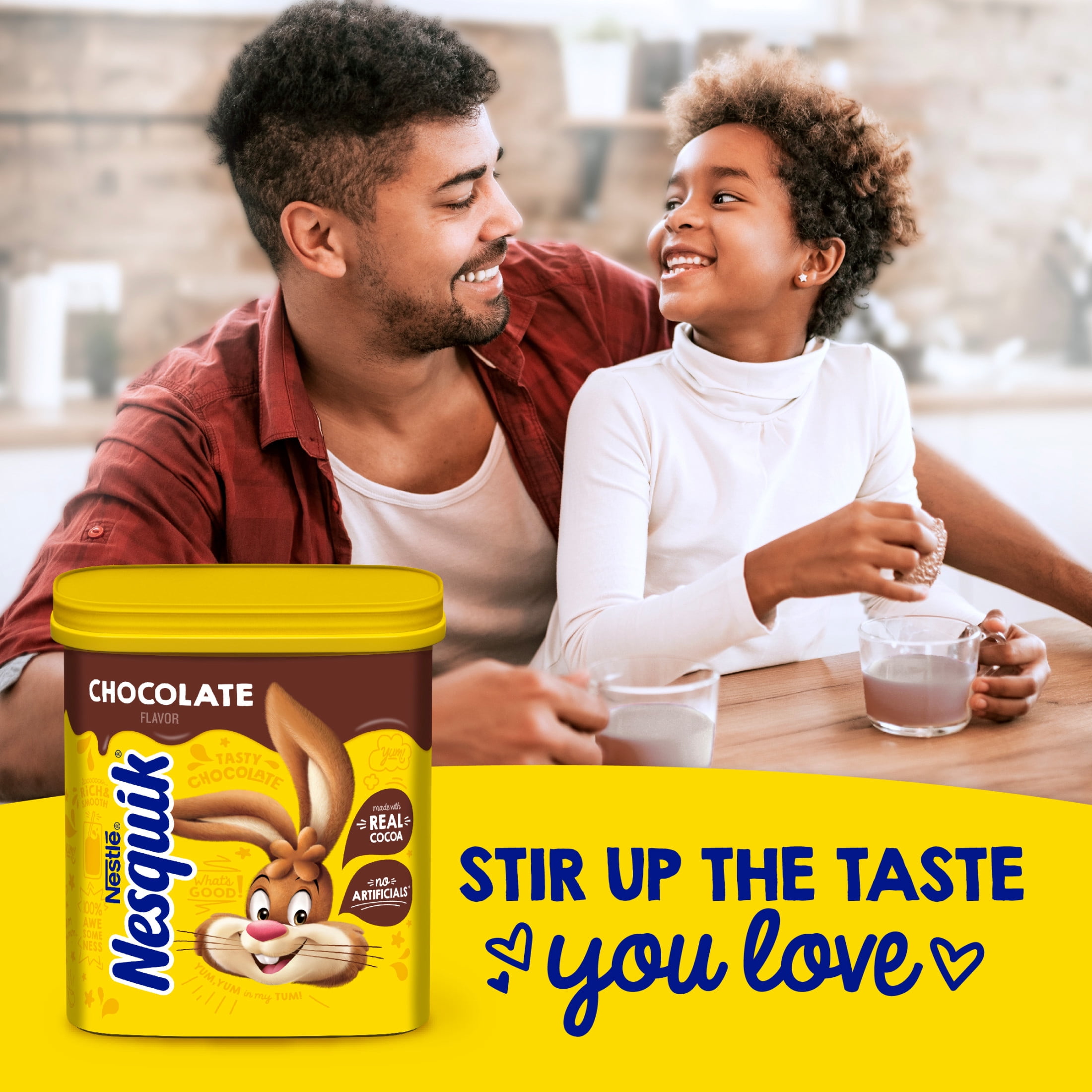(6 pack) Nesquik Chocolate Flavor Powder Drink Mix, about  43 Servings, 20.1oz 20.1 oz